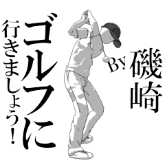 ISOZAKI's exclusive golf sticker.