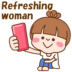 Refreshing woman (English)