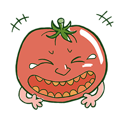 Unique vegetable sticker