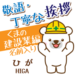 [HIGA]_Signboard.White bear