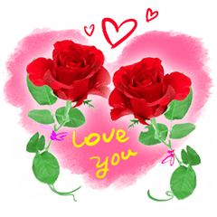 Romantic rose for my lover - E