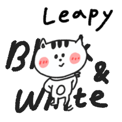 Leapy's black & white