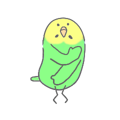 silent budgerigar-yellow