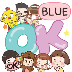 BLUE OK na U e