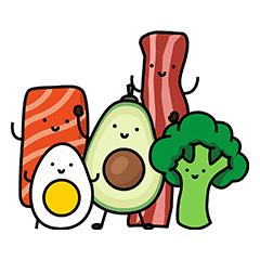 Avocado and Keto Breakfast Friends