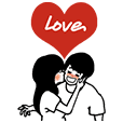 Roseman Stickers – Showing Your Love