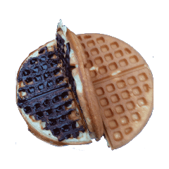 chocolate waffle