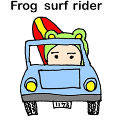 Frog surf rider 02