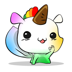 Rainbow unicorn_Mochi pony