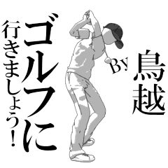 torigoe's exclusive golf sticker.