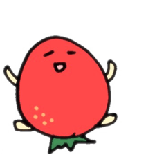 The cute strawberry!  Ichigopon!