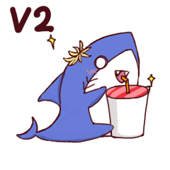 Shark Scarf: "Beverage Time 2"(Eng Ver.)