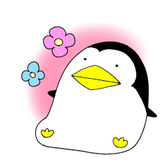 Cutie penguin sticker 2