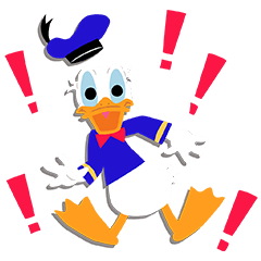 Donald Duck Pop-Up Stickers