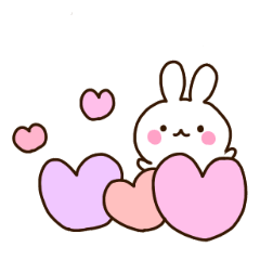 simple cute rabbit sticker !