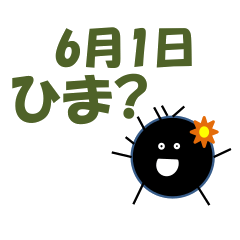 Are you free?<June-Daily>Sea urchin