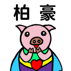 ShanShan Pig Name sticker No.4069