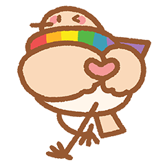 Rainbow bird - milktea