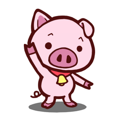 Cute Piggy Sticker2