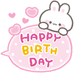 *Moving Sticker* Rabbit's Celebration
