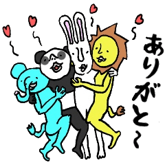 なかよしアニマルズ 基本編 Line スタンプ Line Store なかよしアニマルズ 基本編 Line スタンプ Line Store