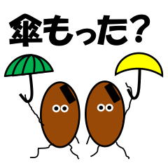 Have you got an umbrella? Natto brothers