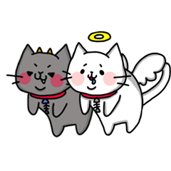 Mame cat _angel&devil