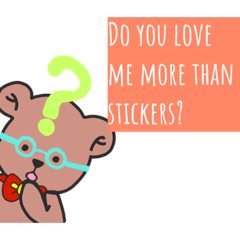 The Bear Collects Stickers Again