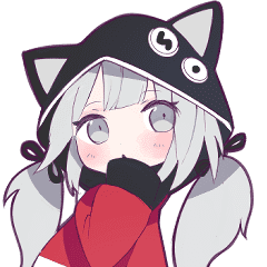 Cat Ear Parka Girl Line Stickers Line Store Cat Ear Parka Girl Line Stickers Line Store