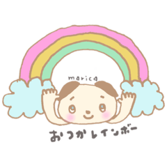 まりかちゃんのスタンプ