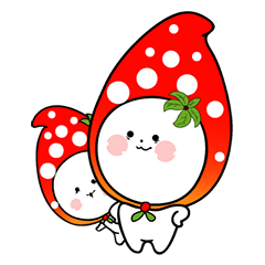 strawberry sticker(no text version)
