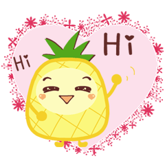 Daily life - cute pineapple (word)1