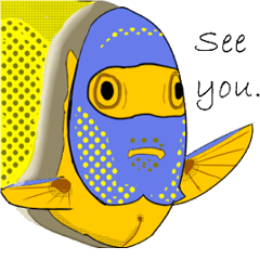 Blue face fish