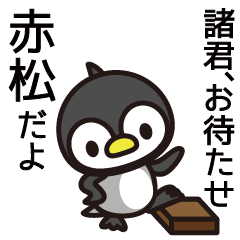 Akamatsu Penguin Sticker