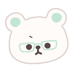 white bear MINTON - work-