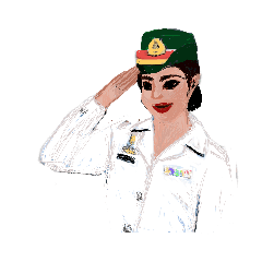 pretty Thai army nurse1