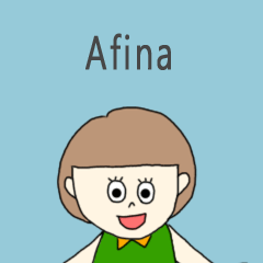 Afina cute sticker.*?!?!!!*!?????*??*!**