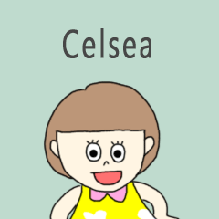 Celsea cute sticker.*!!**?*!?*!???!??!