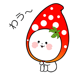 strawberry sticker(Japanese version)