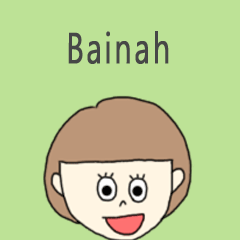 Bainah cute sticker.?!