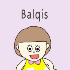 Balqis cute sticker.????*