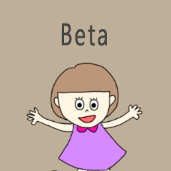 Beta cute sticker.!!*****??!*?!*!*!