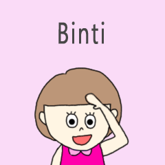 Binti cute sticker.?!?*????