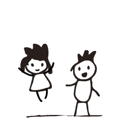 Kiki's stick animated emoji for Japanese