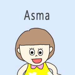 Asma cute sticker.???