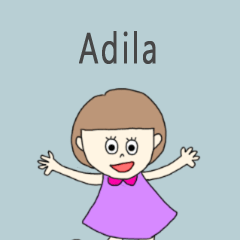 Adila cute sticker.*!*?*?*!*