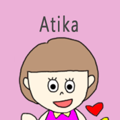 Atika cute sticker.*??!?