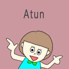 Atun cute sticker.!!!?*!*