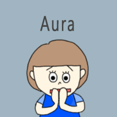 Aura cute sticker.??!??!?**?