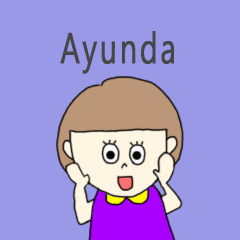 Ayunda cute sticker.?*?!!*?!!??!**?!**?